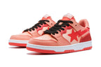 BAPE Sk8 Sta #5 ‘Red’ Sneakers – Bold Streetwear Skate Low-Tops