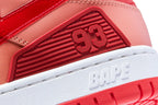 BAPE Sk8 Sta #5 ‘Red’ Sneakers – Bold Streetwear Skate Low-Tops