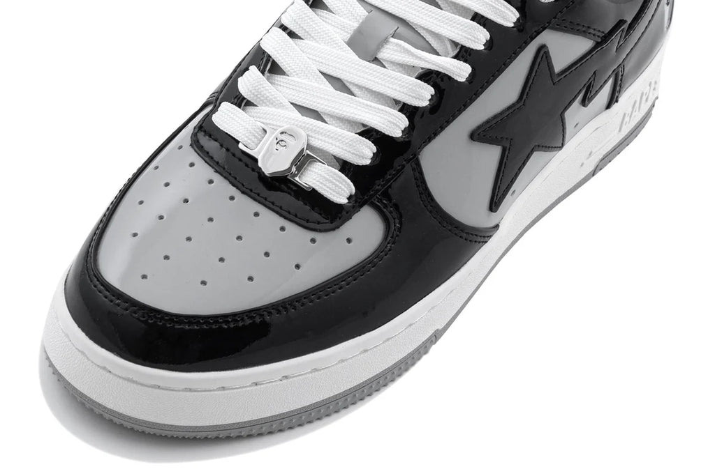 BAPE STA #4 ‘Black Grey’ Sneakers – Classic Streetwear Low-Top Trainers
