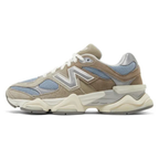 New Balance 9060 ‘Cherry Blossom Pack – Mushroom’ Trainers – Chunky Suede Mesh Sneakers with ABZORB & SBS Cushioning (U9060MUS)