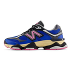 New Balance 9060 ‘Blue / Pink’ Sneakers – Chunky Mesh & Suede Trainers with ABZORB & SBS Cushioning (U9060BPO)