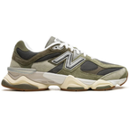 New Balance 9060 ‘Green / Grey’ Trainers – Chunky Mesh & Suede Sneakers with ABZORB & SBS Cushioning