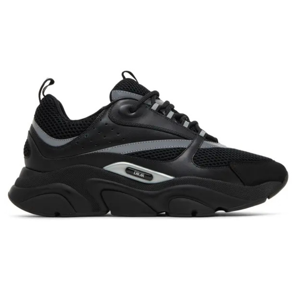 Dior B22 ‘Black Reflective’ Sneakers – Luxury Chunky Designer Trainers