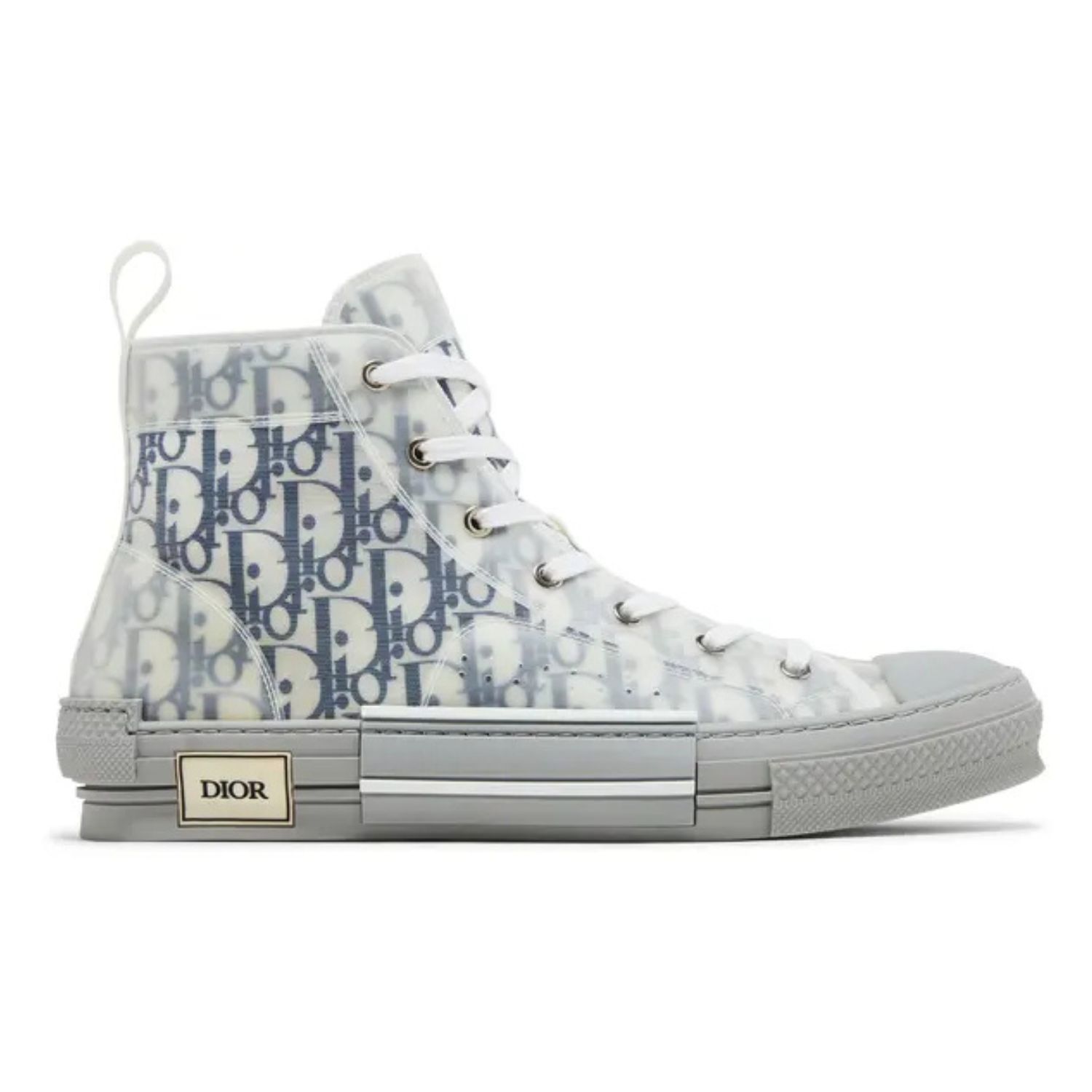 Dior B23 High ‘Dior Oblique – Blue Grey’ – Luxury High-Top Sneakers