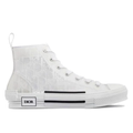 Dior B23 Oblique ‘White’ Sneakers – Luxury High-Top Designer Trainers