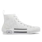 Dior B23 Oblique ‘White’ Sneakers – Luxury High-Top Designer Trainers