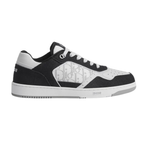 Dior B27 Uptown Low-Top Sneakers – White Calfskin, Black Denim & Dior Oblique Galaxy Leather
