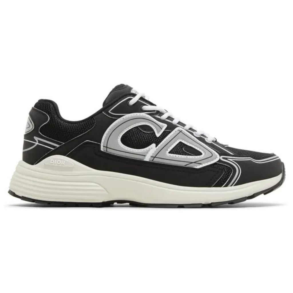 Dior B30 ‘Reflective CD30 – Black’ Sneakers – Luxury Performance Trainers