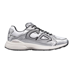 Dior B30 Countdown Sneakers – White Metallic Mesh & Silver Technical Fabric