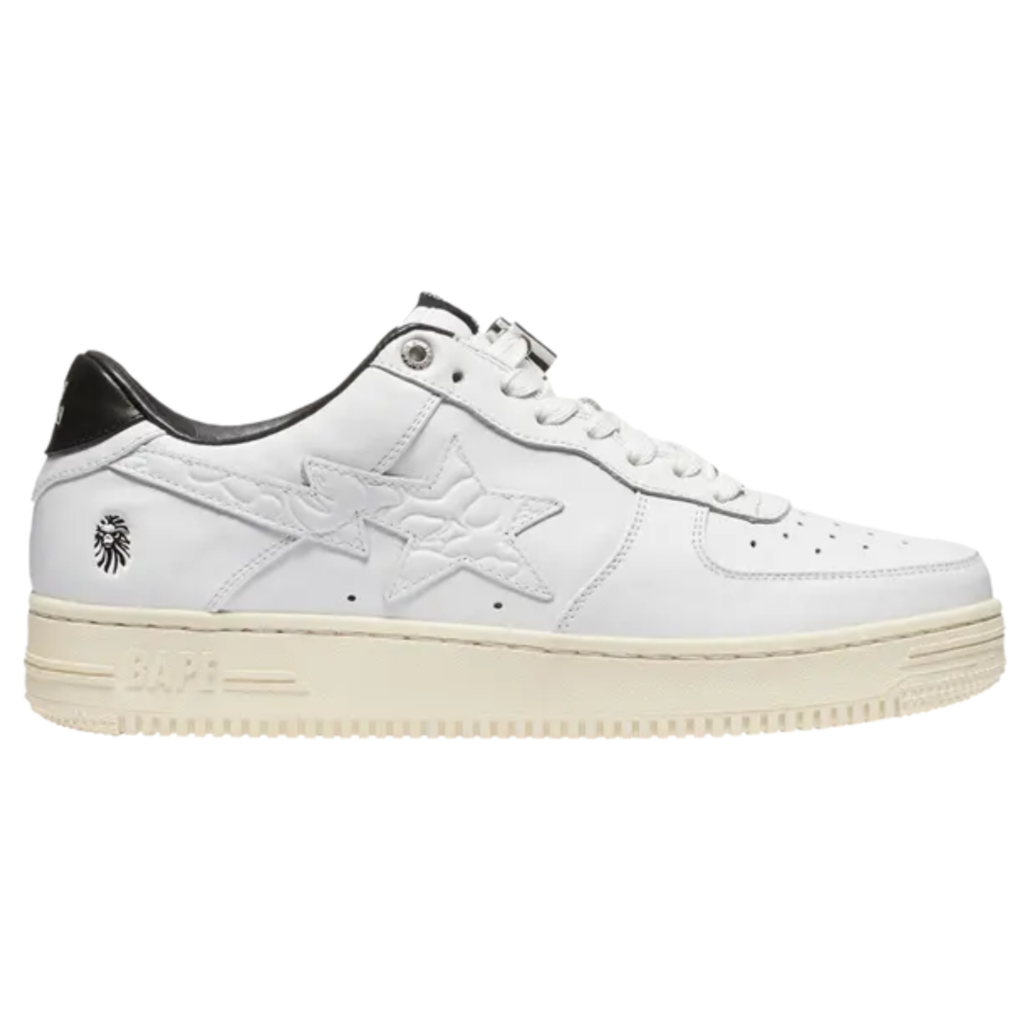 BAPE BLACK x Bapesta ‘White Black’ Sneakers – Premium Streetwear Low-Tops