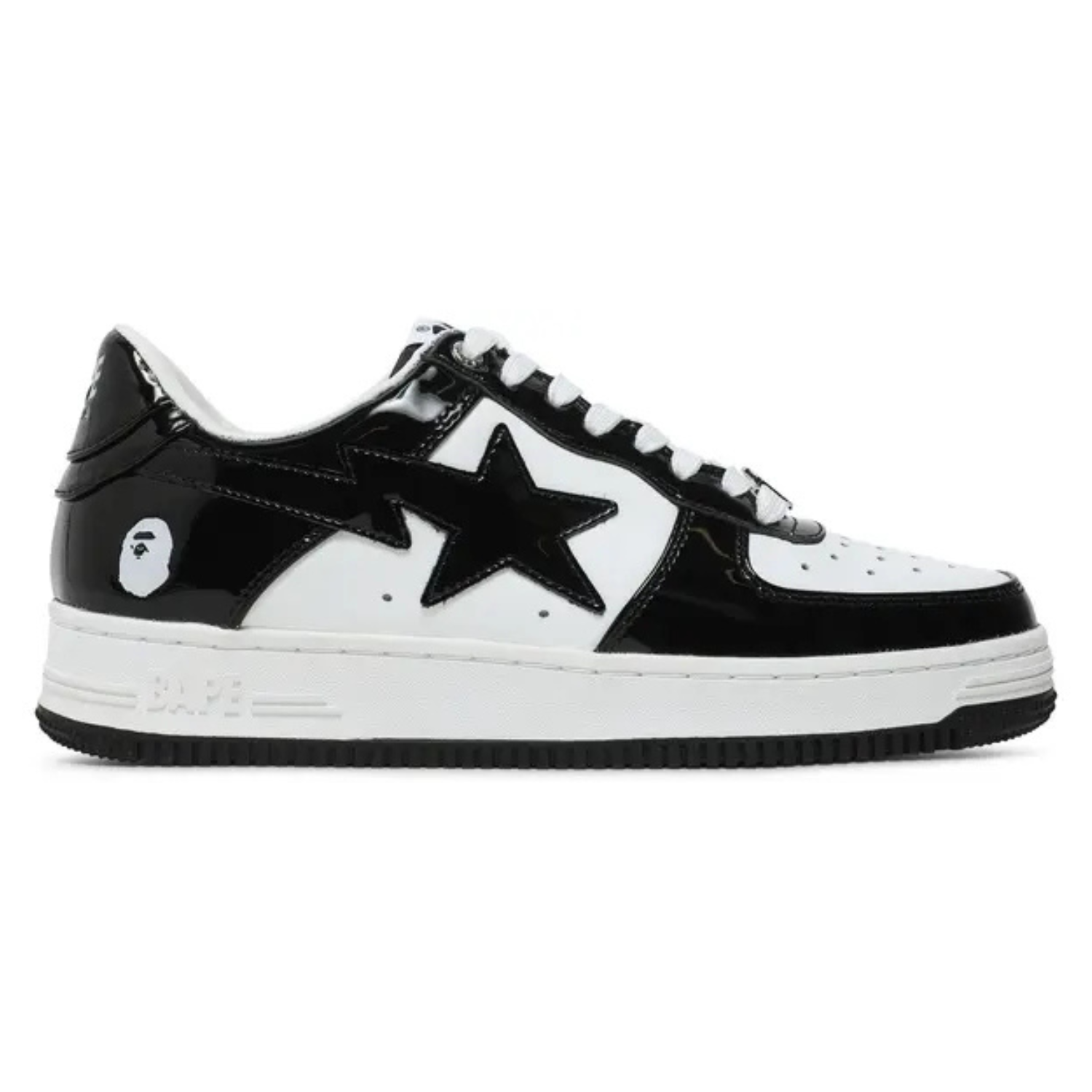 Bapesta ‘Black’ Sneakers – Iconic Streetwear Low-Top Trainers
