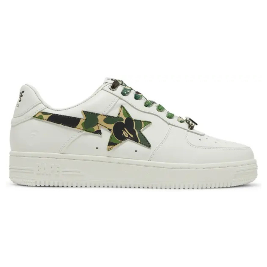 Bapesta ‘White Camo’ Sneakers – Iconic Streetwear Low-Top Trainers