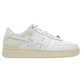 Bapesta Low ‘White’ Sneakers – Iconic Triple White Streetwear Trainers
