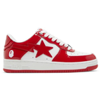 Bapesta #5 ‘Red’ Sneakers – Iconic Patent Leather Streetwear Trainers