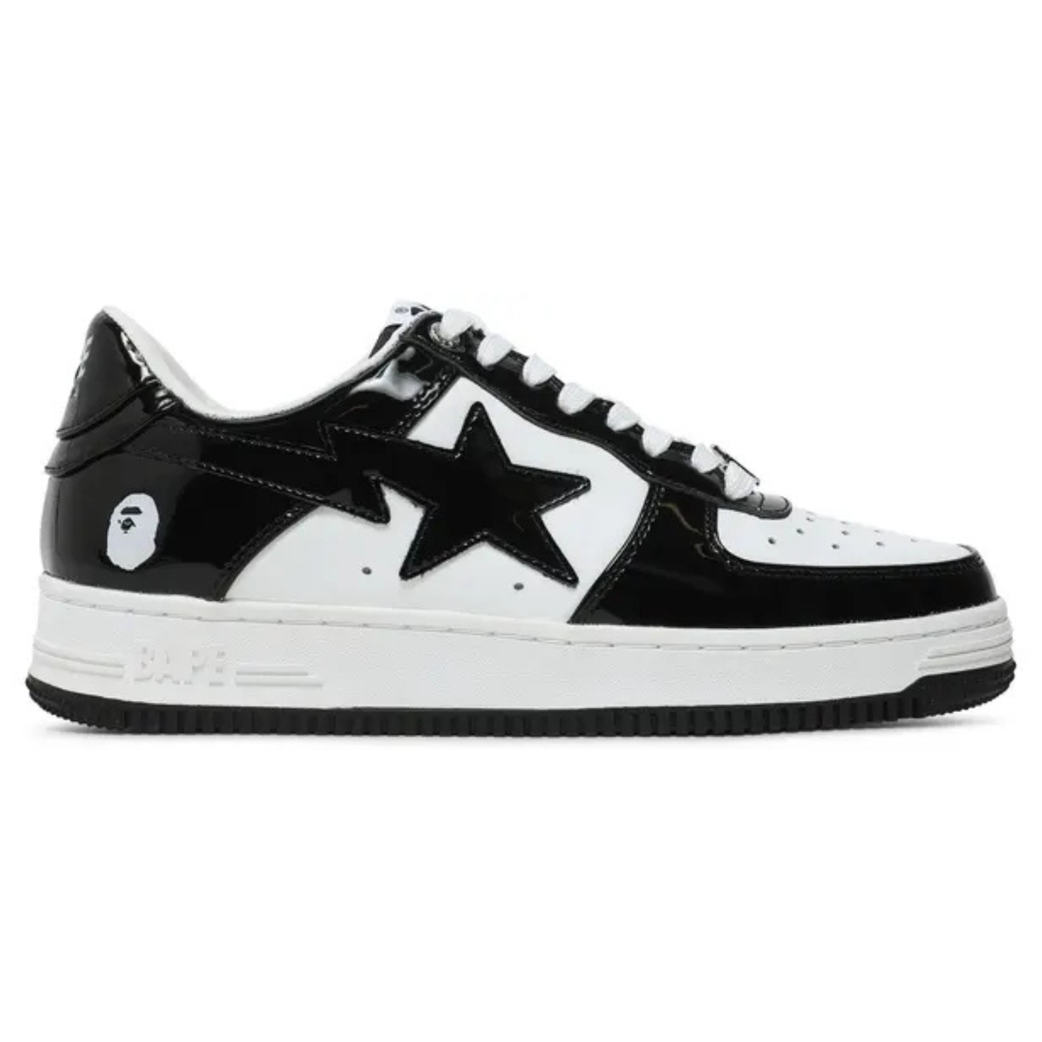 Bapesta ‘Black’ Sneakers – Iconic Streetwear Low-Top Trainers