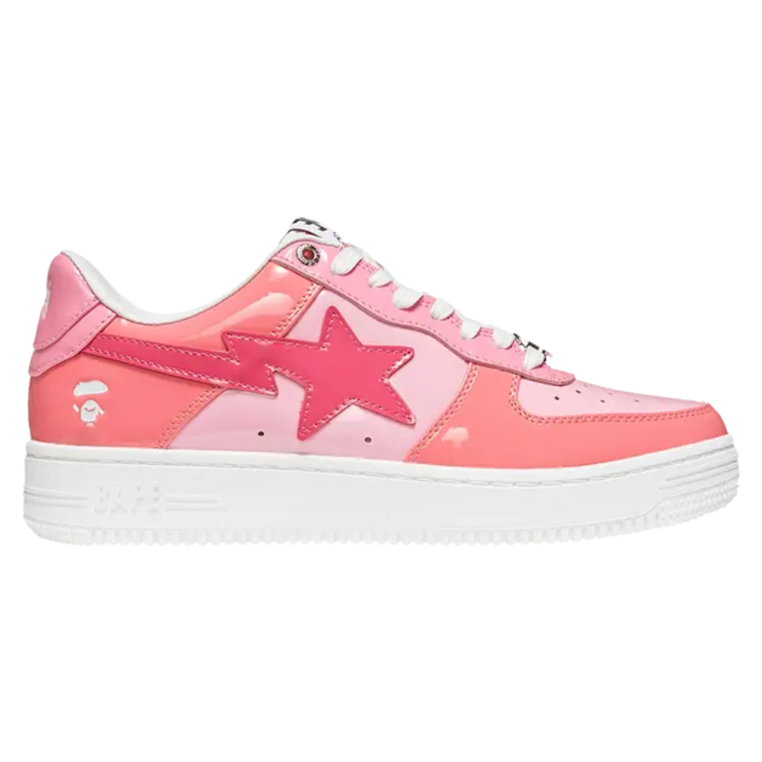 Bapesta ‘Color Camo Combo – Pink’ Sneakers – Bold Streetwear Low-Tops
