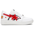 Bapesta Low ‘White Shark Face’ Sneakers – Iconic Streetwear Trainers