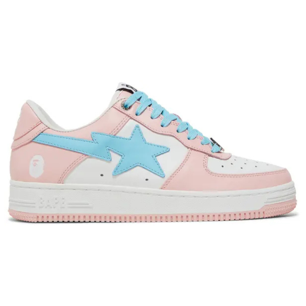 Bapesta ‘Pastel Pack – Pink’ Sneakers – Soft Tone Streetwear Low-Tops