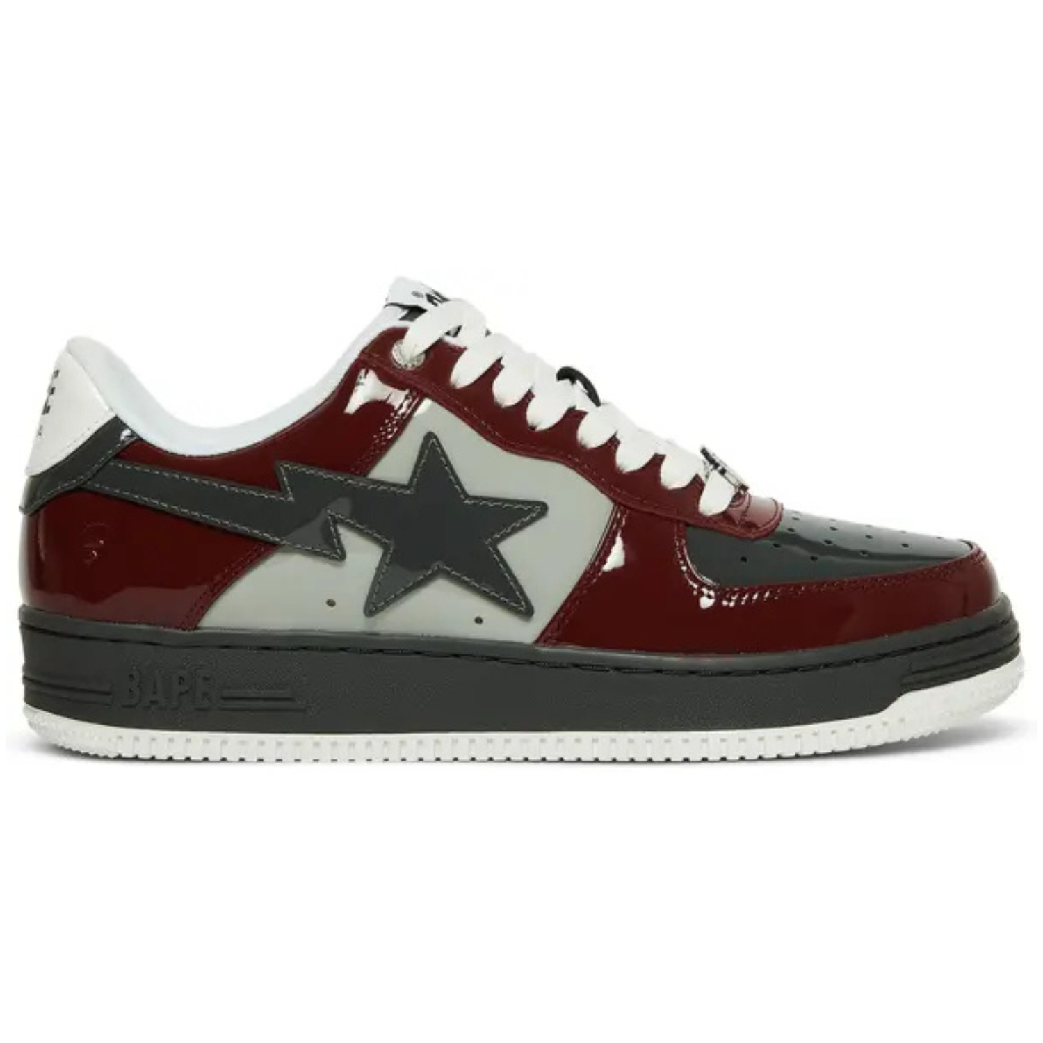 Bapesta #2 ‘Brick Red’ Sneakers – Iconic Streetwear Low-Top Trainers