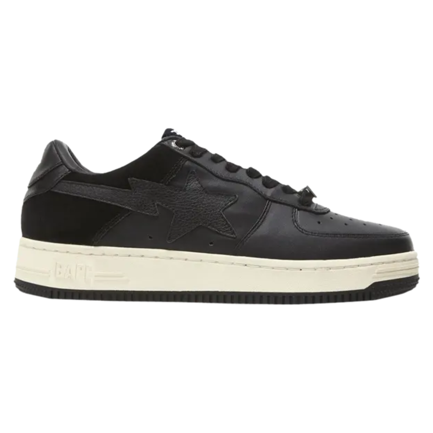 Bapesta Low ‘Black’ Sneakers – Iconic All-Black Streetwear Low-Tops