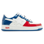 Bapesta M1 ‘France’ Sneakers – Tricolour Streetwear Low-Tops