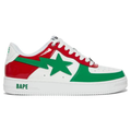 Bapesta M1 ‘Italy’ Sneakers – Tricolour Streetwear Low-Tops