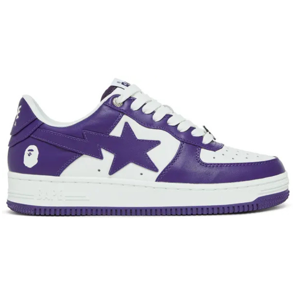 Bapesta #4 M1 ‘Purple’ Sneakers – Bold Streetwear Low-Top Trainers