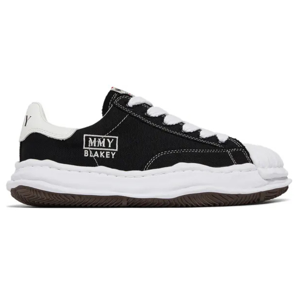 Maison Mihara Yasuhiro Blakey OG Sole Canvas Low ‘Black White’ Sneakers