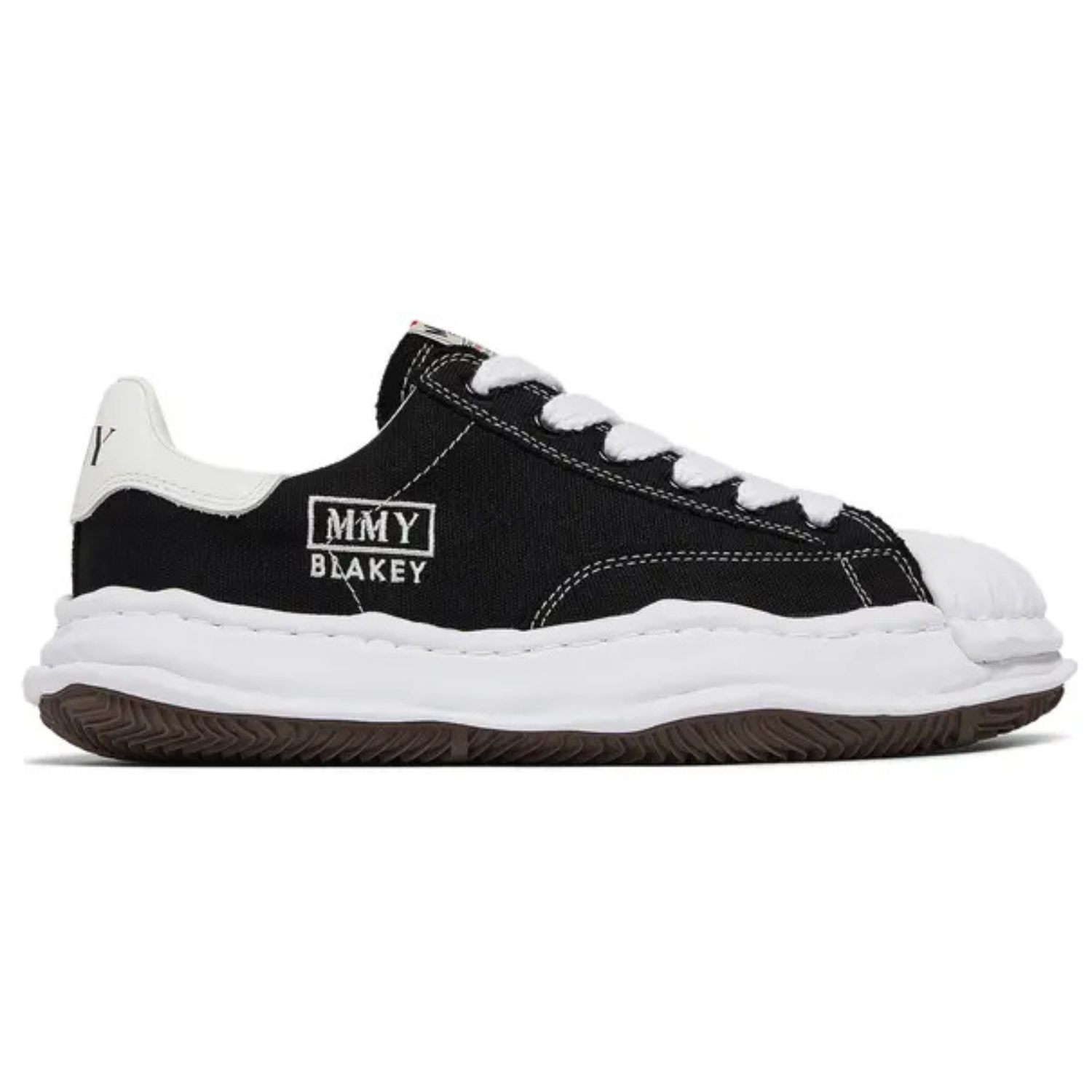 Maison Mihara Yasuhiro Blakey OG Sole Canvas Low ‘Black White’ Sneakers