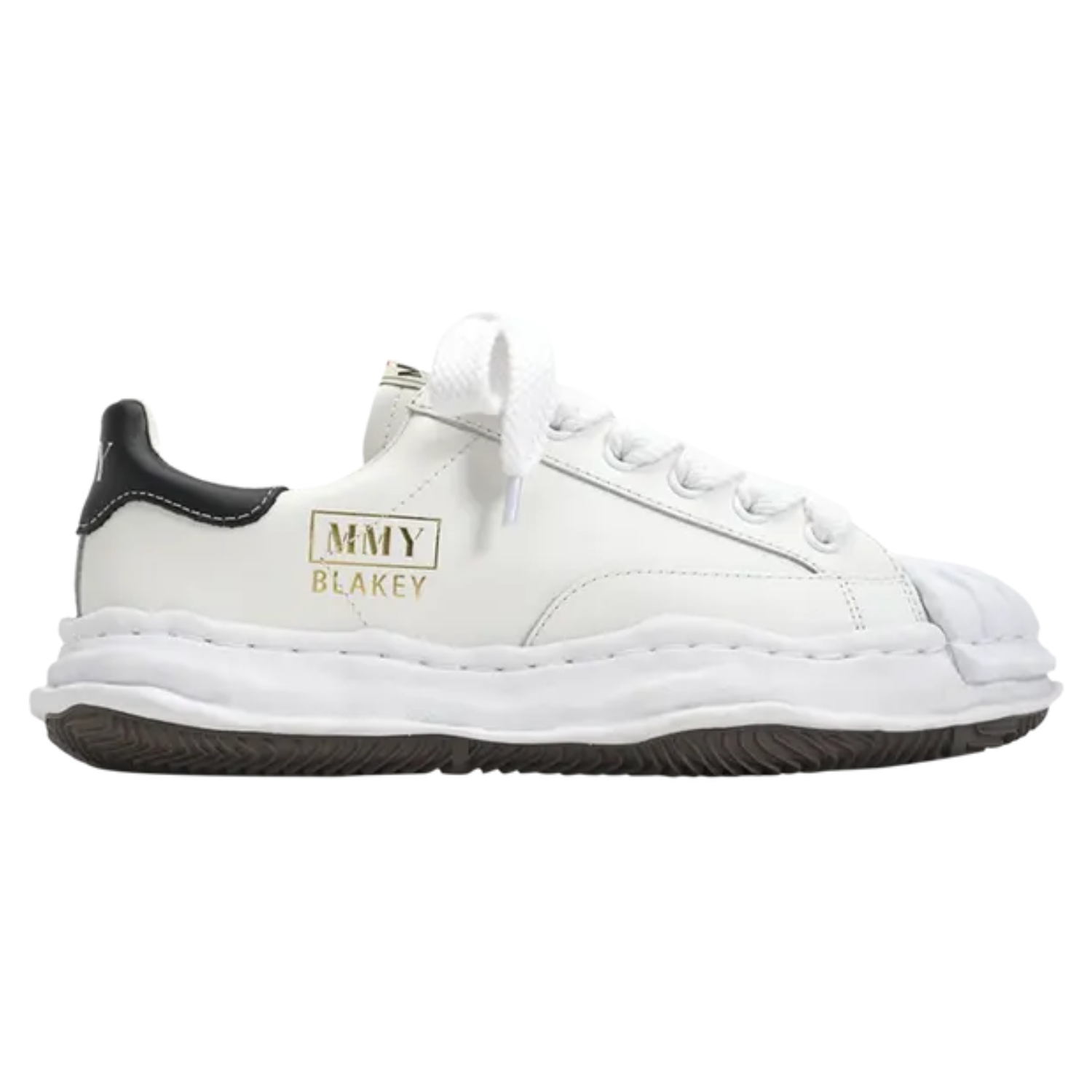 Maison Mihara Yasuhiro Blakey OG Sole Leather Low ‘White’ Sneakers