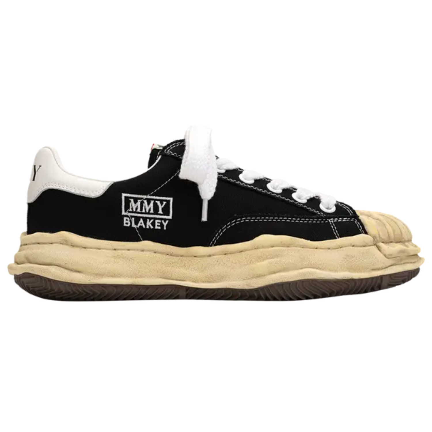Maison Mihara Yasuhiro Blakey OG Dyed Sole Canvas Low ‘Black’ Sneakers