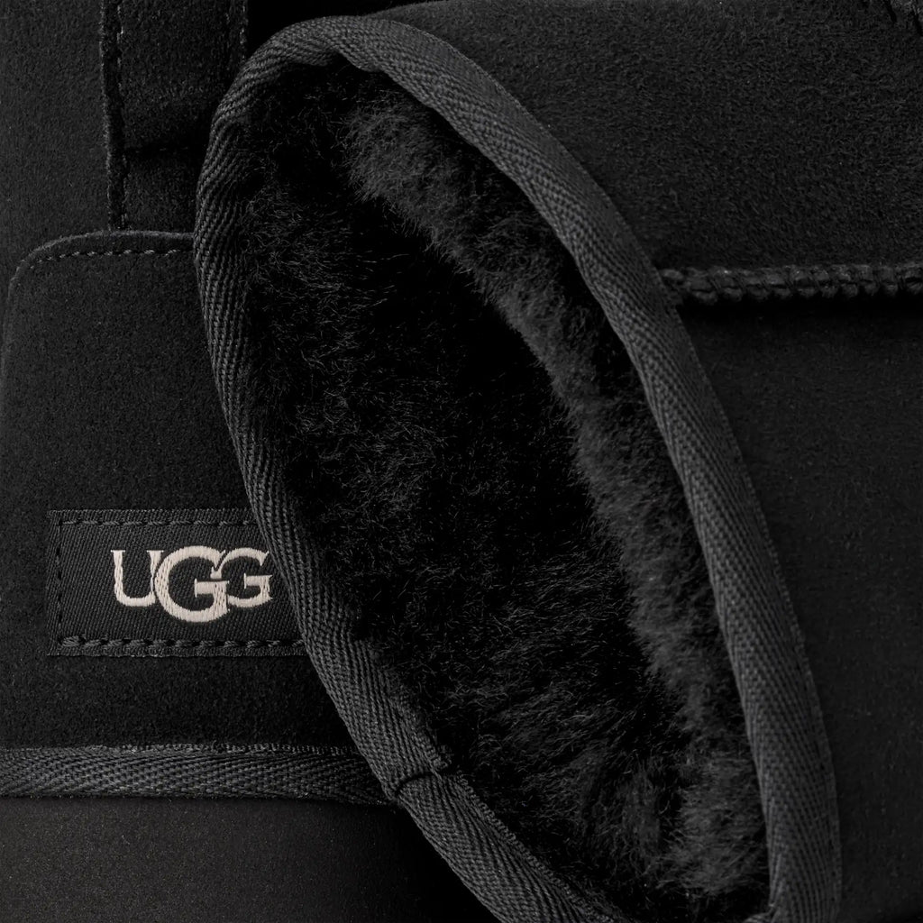 UGG Classic Mini II Boots Black – Women’s Suede Sheepskin Ankle Boots with Treadlite Sole