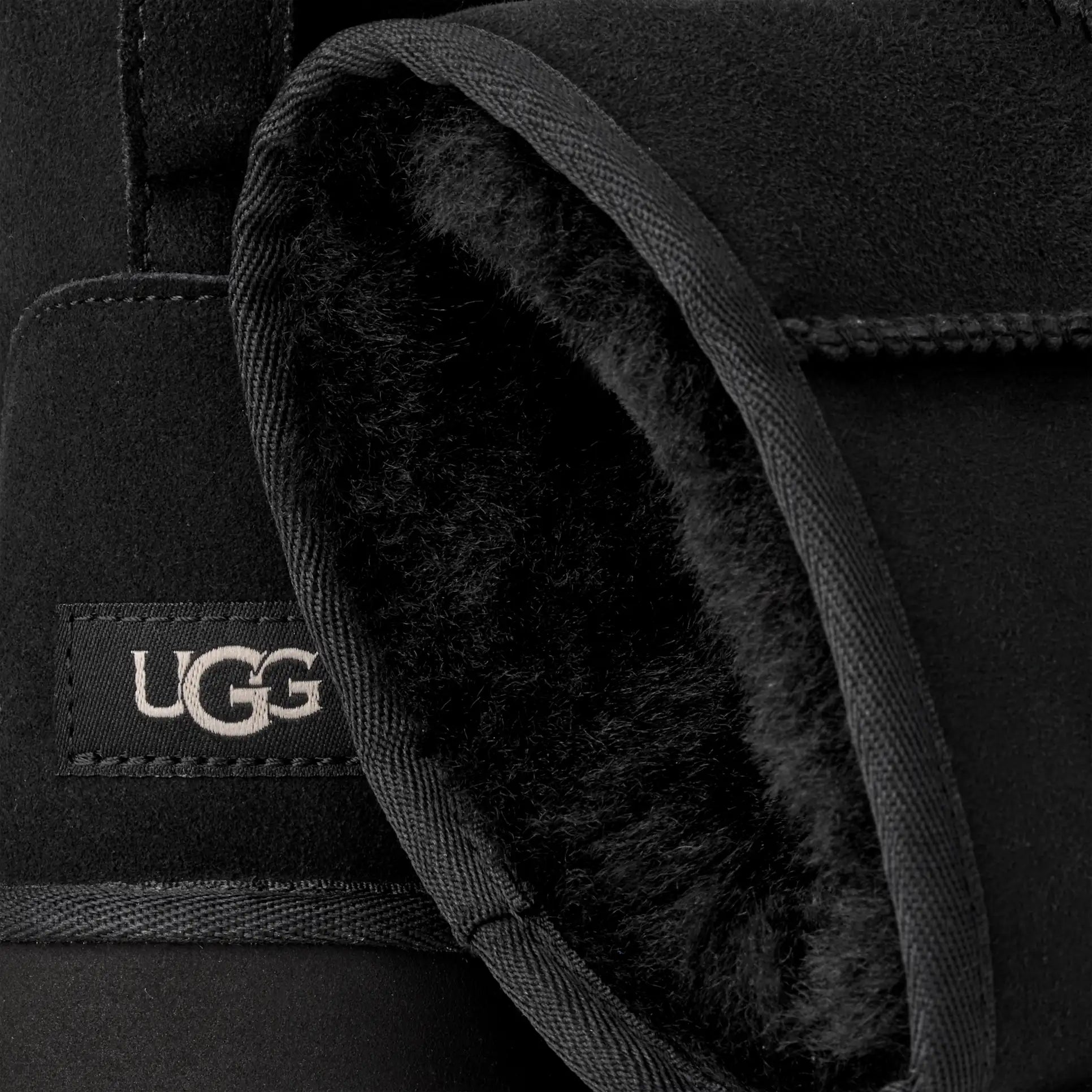 UGG Classic Mini II Boots Black – Women’s Suede Sheepskin Ankle Boots with Treadlite Sole