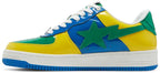 Bapesta M1 ‘Brazil’ Sneakers – Tricolour Streetwear Low-Tops