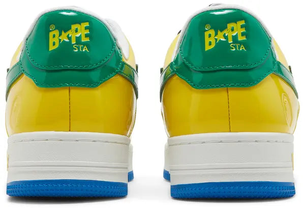 Bapesta M1 ‘Brazil’ Sneakers – Tricolour Streetwear Low-Tops