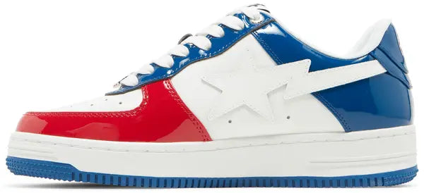 Bapesta M1 ‘France’ Sneakers – Tricolour Streetwear Low-Tops
