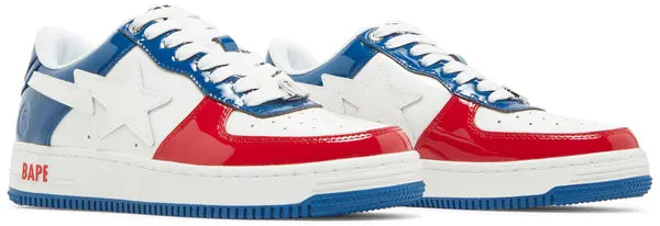 Bapesta M1 ‘France’ Sneakers – Tricolour Streetwear Low-Tops
