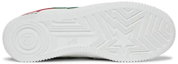 Bapesta M1 ‘Italy’ Sneakers – Tricolour Streetwear Low-Tops