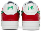 Bapesta M1 ‘Italy’ Sneakers – Tricolour Streetwear Low-Tops