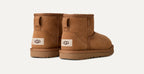UGG Classic Mini Boots Chestnut – Suede Sheepskin Ankle Boots Unisex Comfort Style