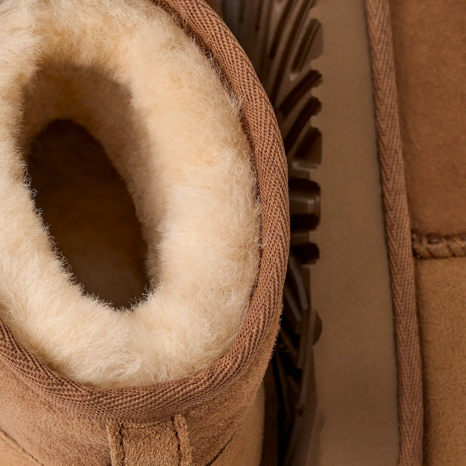 UGG Classic Mini Boots Chestnut – Suede Sheepskin Ankle Boots Unisex Comfort Style