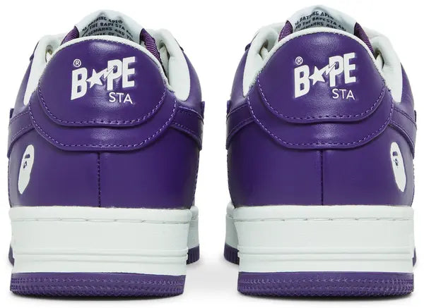 Bapesta #4 M1 ‘Purple’ Sneakers – Bold Streetwear Low-Top Trainers
