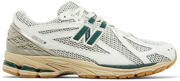 New Balance 1906R ‘White Green’ Trainers – Mesh Running Sneakers with ABZORB & N-ergy Cushioning