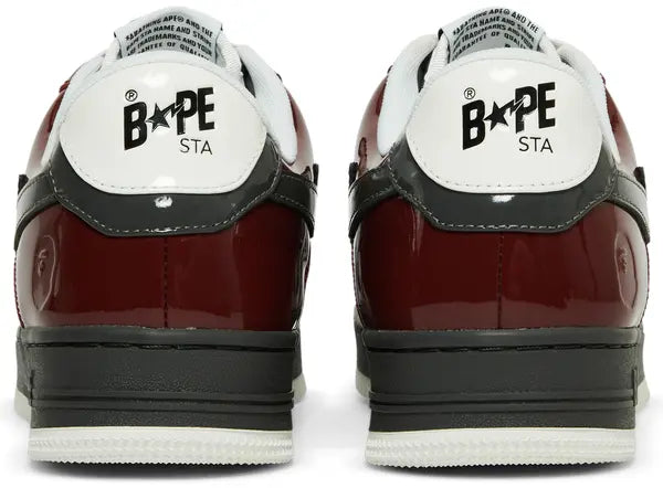 Bapesta #2 ‘Brick Red’ Sneakers – Iconic Streetwear Low-Top Trainers