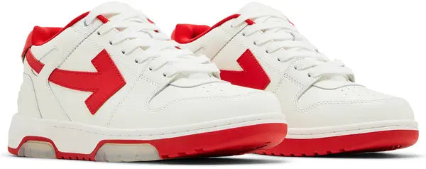 Off-White Out of Office Low ‘White Red’ Sneakers – Luxury Streetwear Trainers