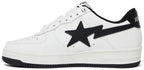 JJJJound x BAPE Bapesta ‘White Navy’ Sneakers – Premium Collaboration Low-Tops