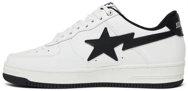 JJJJound x BAPE Bapesta ‘White Navy’ Sneakers – Premium Collaboration Low-Tops