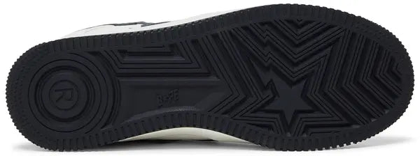 JJJJound x BAPE Bapesta ‘White Navy’ Sneakers – Premium Collaboration Low-Tops