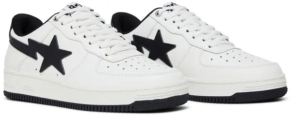 JJJJound x BAPE Bapesta ‘White Navy’ Sneakers – Premium Collaboration Low-Tops