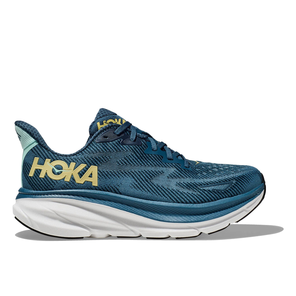 HOKA Clifton 9 Running Shoes – Midnight Ocean / Bluesteel